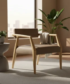 Shesham Wood Chair - Low Back Rest