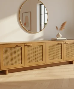 Canned Shesham TV Console