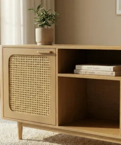 Alternative view of Canned Shesham TV Console