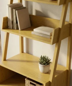 Alternative view of The Obelisk Tiered Shelf - Vertical architecture. Curated display.