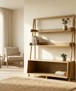 The Aspen Display Rack - Luminous timber. Masterful architecture.