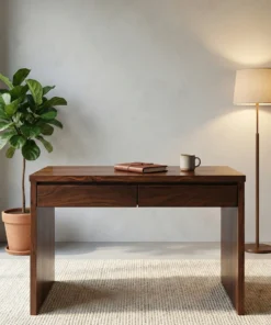 The Minimalist Study Table - Clear your space. Elevate your work.