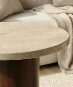 Alternative view of The Radial Center Table - Seamless geometry. Organic warmth.