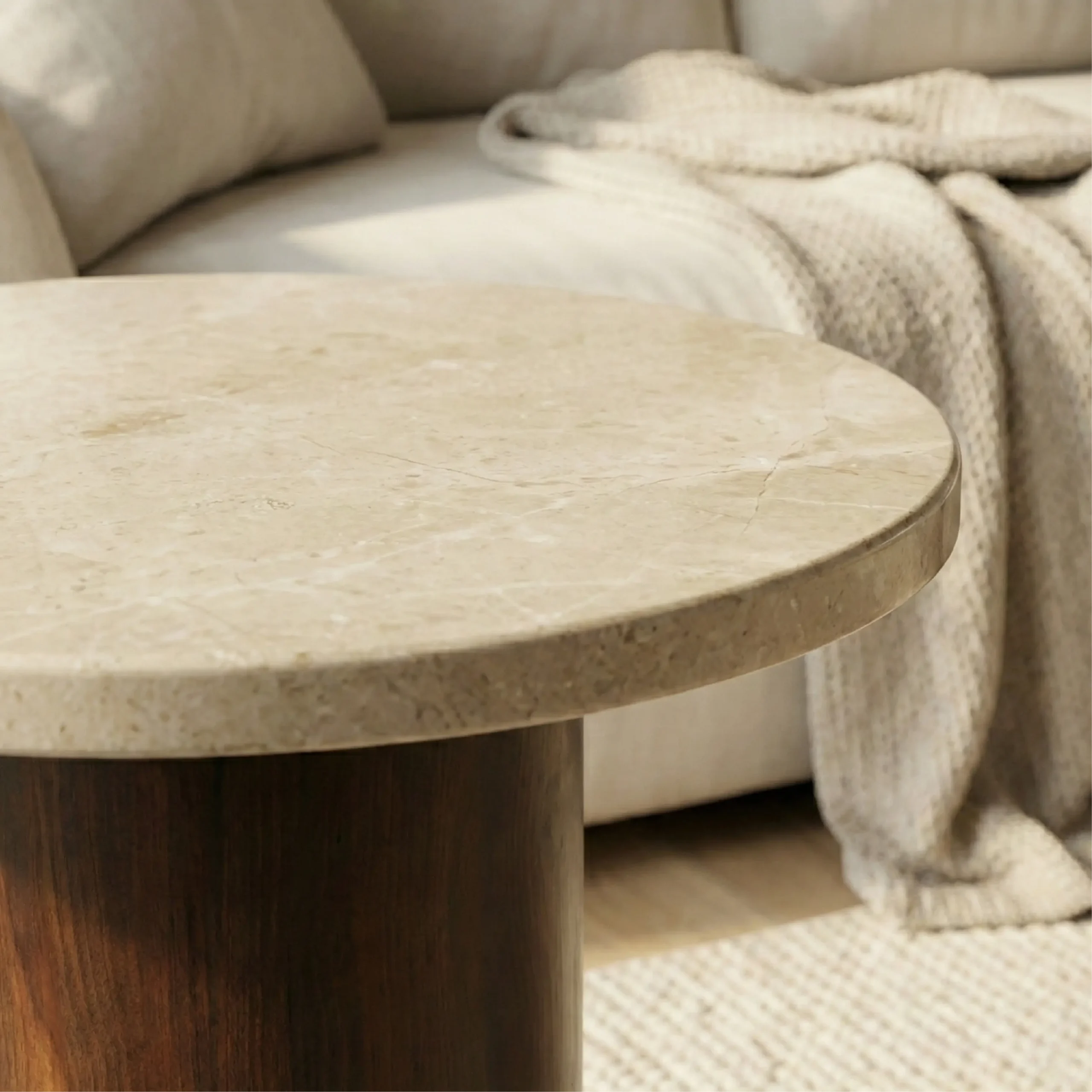 The Radial Center Table - Seamless geometry. Organic warmth. - Image 2