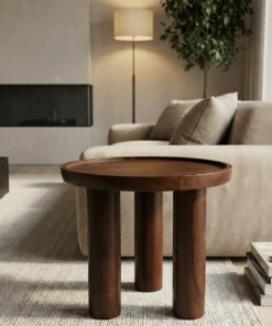 The Equator Center Table - Fluid geometry. Enduring timber.