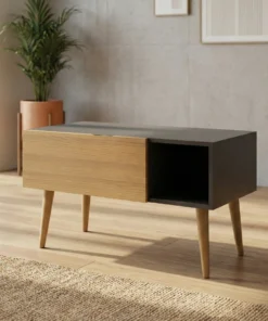 The Garrison Oak Table - Absolute organization. Uncompromising design.