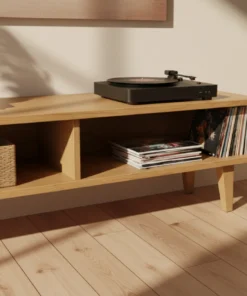 Alternative view of Modern Shesham TV Console