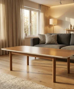 The Valour Oak-Finish Table - Authentic warmth. Unyielding performance.