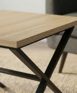 Alternative view of The Nexus Center Table - Fluid elevation. Industrial resilience