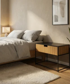 The Exo-Frame Oak Table - Industrial boundaries. Organic core.