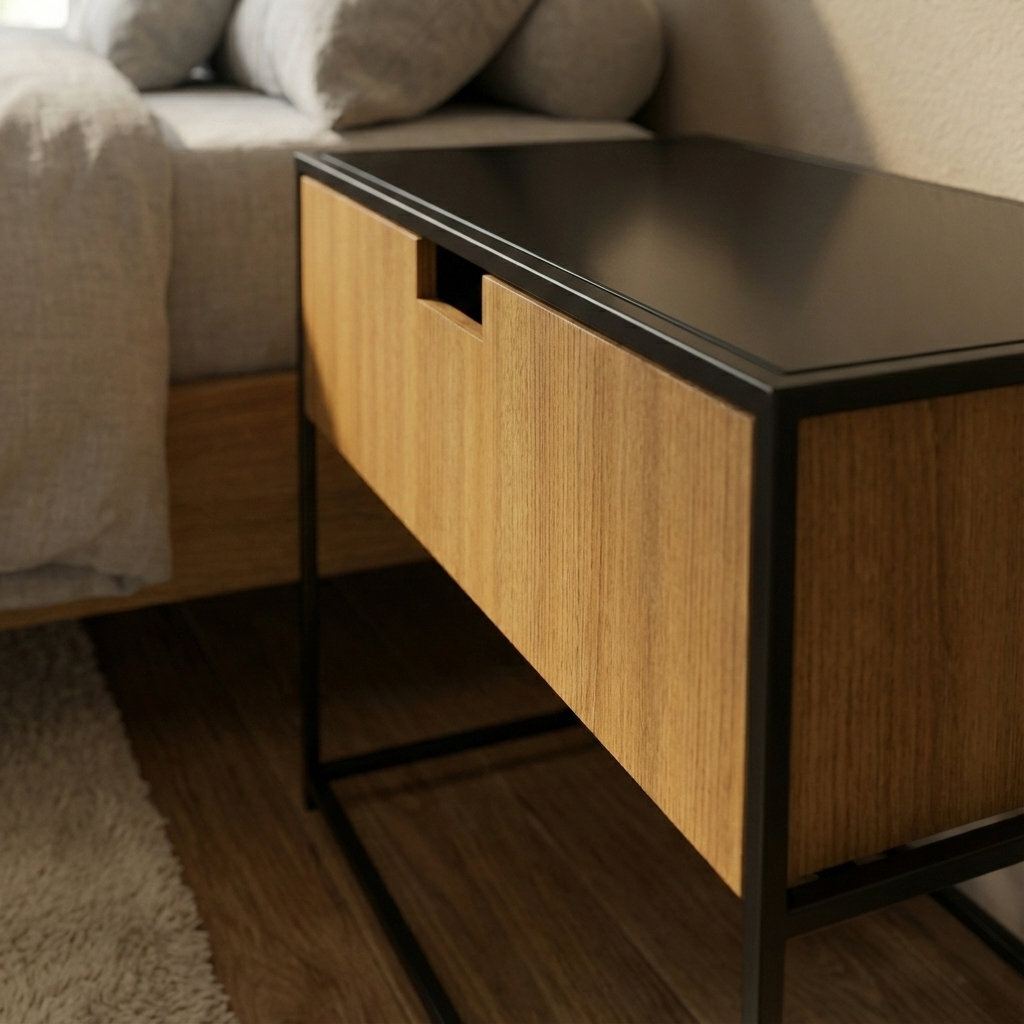 The Exo-Frame Oak Table - Industrial boundaries. Organic core. - Image 2